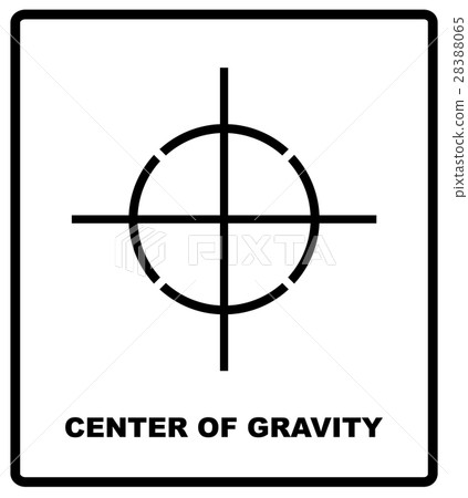 CENTER OF GRAVITY Vector illustration-插圖素材 [28388065] - PIXTA圖庫