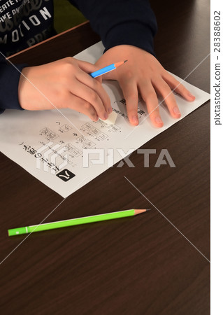 Kanji test of elementary school fifth grade 28388602