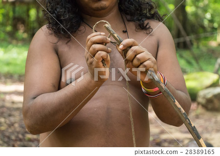 Vedda man in Dabana 28389165