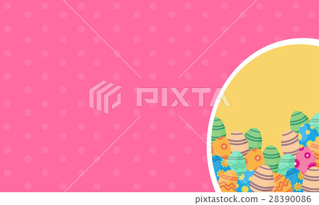 Collection of easter greeting card Collection of easter greeting card 28390086