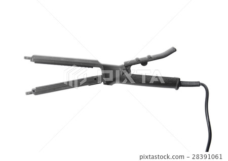 hair straightener isolated on white background 28391061