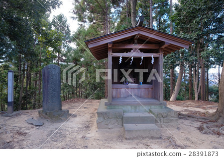 [National Historic Site, 100 Famous Japanese Castles] Hachioji Castle Honmaru 28391873
