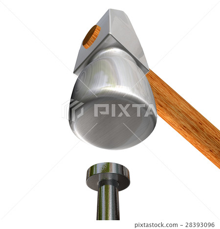 Hammer and nail Hammer and nail 28393096