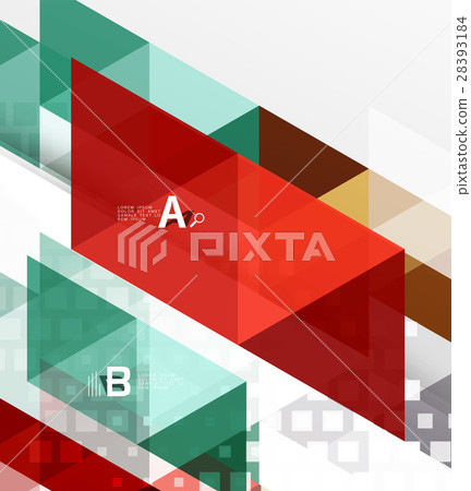 Vector Triangle Banner Stock Illustration 28393184 Pixta