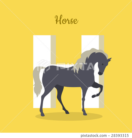 Animal Alphabet Concept in Flat Design Animal Alphabet Concept in Flat Design 28393315