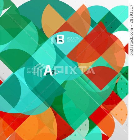 Minimalistic circle geometric abstract background Minimalistic circle geometric abstract background 28393317