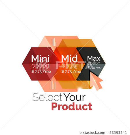 Option select template - Stock Illustration [28393341] - PIXTA