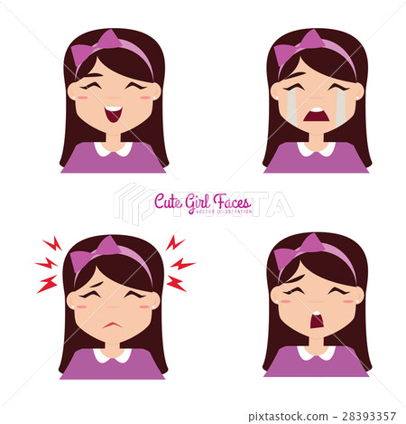 girl Expression Faces girl Expression Faces 28393357