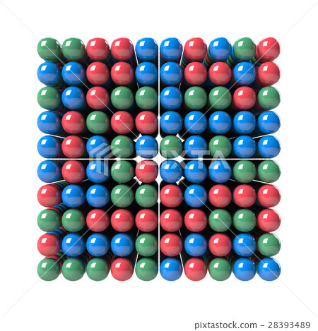 Aligned RGB ball, ball Aligned RGB ball, ball 28393489