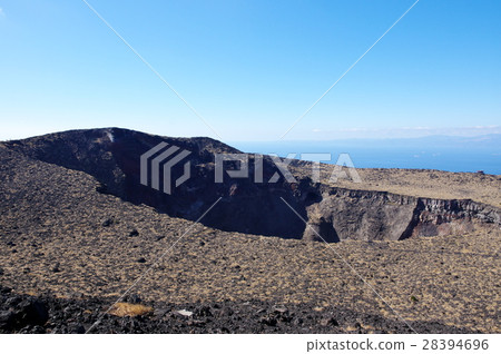Mt. Miharayama summit central fire hole 28394696