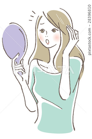 灰色頭髮的女人 28396810