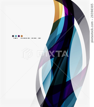 Colorful geometric wave abstract background Colorful geometric wave abstract background 28398385