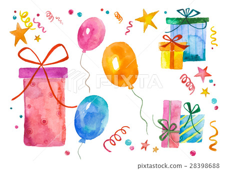 Watercolor gift boxes Watercolor gift boxes 28398688