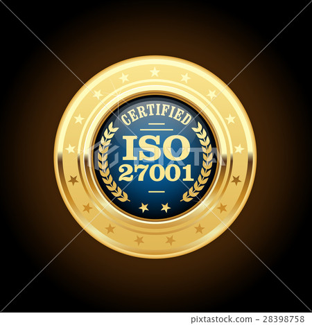 ISO 27001 standard medal - Information security  28398758