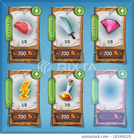 Booster And Resources Wood Panels For Ui Game Booster And Resources Wood Panels For Ui Game 28399220