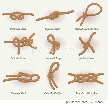 Rope Knots Set 28399265