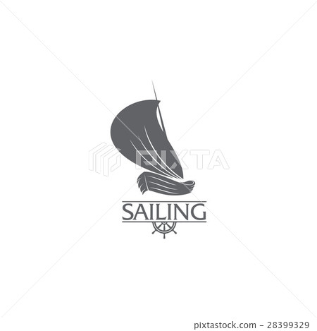 Graphic yacht club, sailing sport logo template Graphic yacht club, sailing sport logo template 28399329