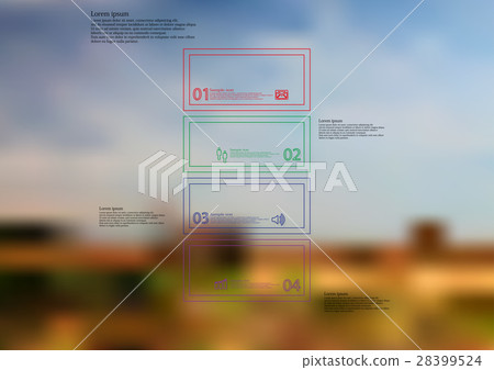 Illustration infographic template Illustration infographic template 28399524