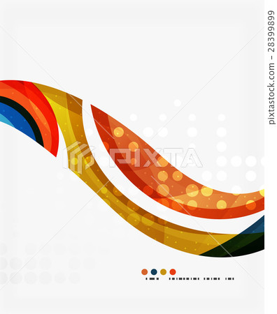 Business corporate wave background, flyer 28399899