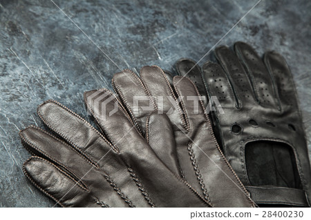 Two pairs of leather gloves 28400230