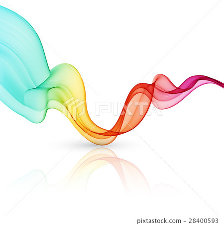 Abstract wave vector background, rainbow waved Abstract wave vector background, rainbow waved 28400593