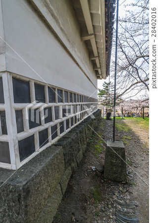 Scenery of Ninomaru corner oar at Shibata castle in spring Scenery of Ninomaru corner oar at Shibata castle in spring 28402016