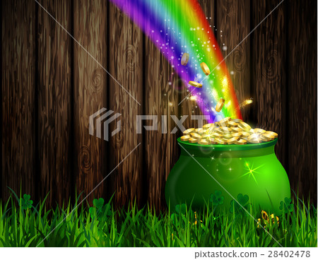 St. Patrick s Day symbol green pot St. Patrick s Day symbol green pot 28402478