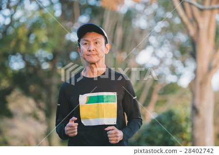馬拉松賽跑 中老年人 男人 28402742