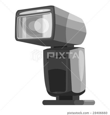 Photoflash icon, gray monochrome style Photoflash icon, gray monochrome style 28406660