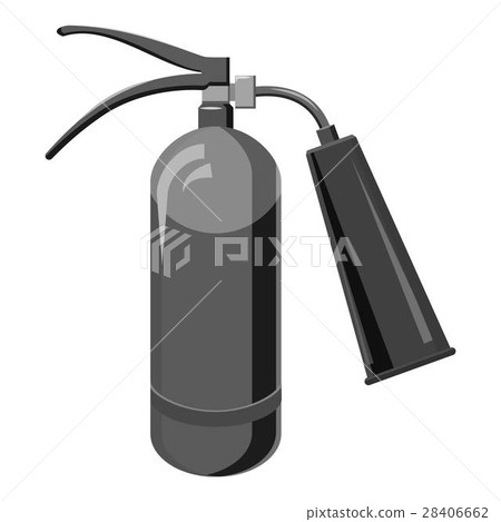 Fire extinguisher icon, gray monochrome style 28406662
