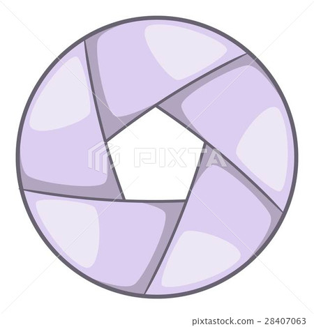 Camera shutter icon, cartoon style Camera shutter icon, cartoon style 28407063