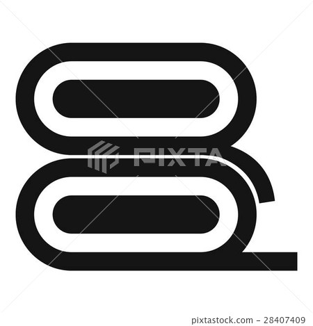 Fabric icon, simple style 28407409