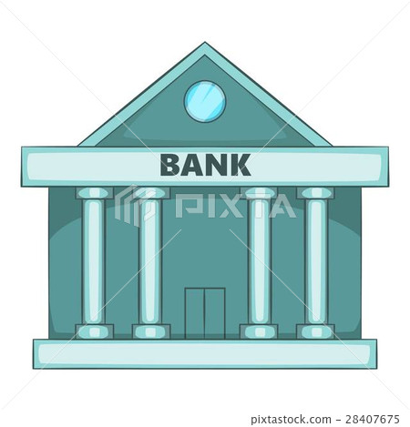 Swiss Bank icon, cartoon style Swiss Bank icon, cartoon style 28407675