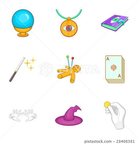 Tricks icons set, cartoon style - Stock Illustration [28408381] - PIXTA