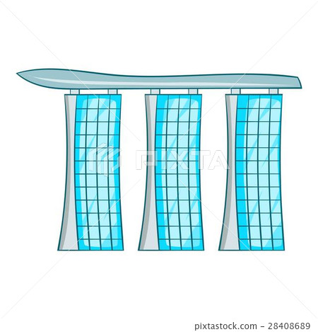 Hotel icon, cartoon style 28408689