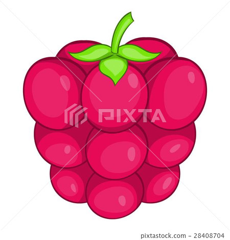Raspberry icon, cartoon style 28408704