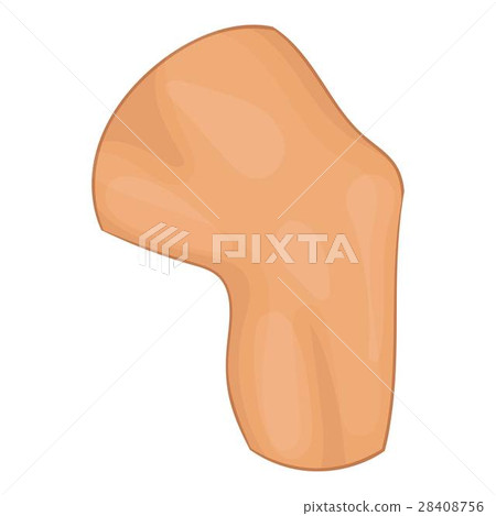 Knee icon, cartoon style 28408756