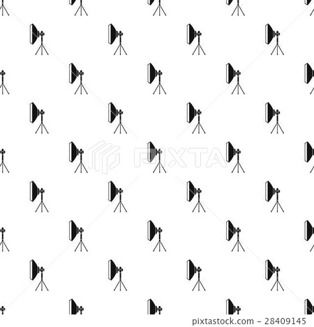 Studio light bulb in softbox pattern, simple style Studio light bulb in softbox pattern, simple style 28409145