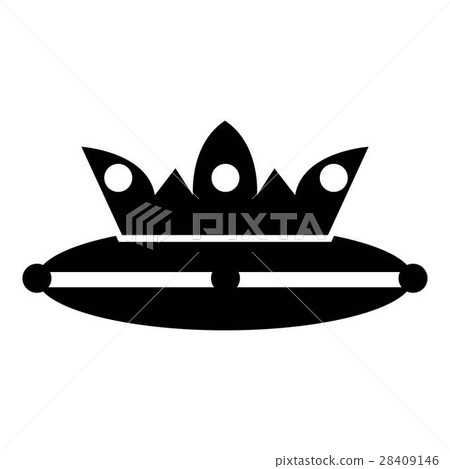 Crown on a pillow icon, simple style Crown on a pillow icon, simple style 28409146