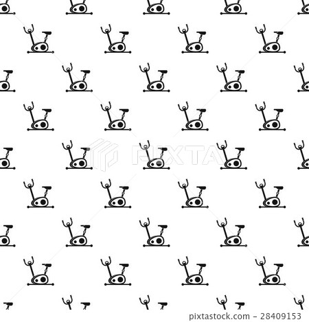 Exercise bicycle pattern, simple style 28409153