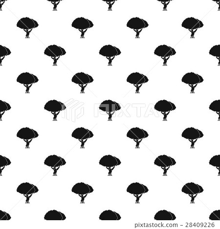 Tree pattern, simple style - Stock Illustration [28409226] - PIXTA