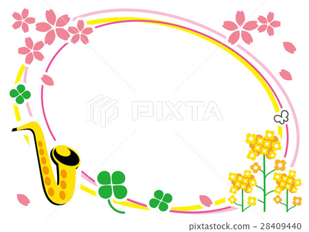Spring live sax - Stock Illustration [28409440] - PIXTA