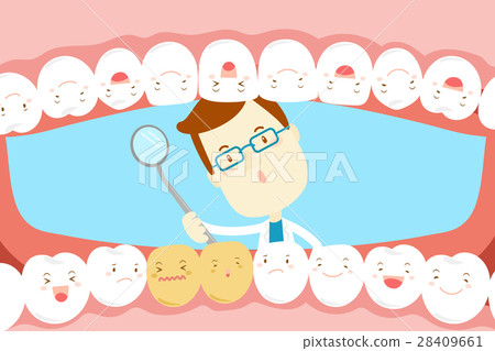dentist check tooth - Stock Illustration [28409661] - PIXTA