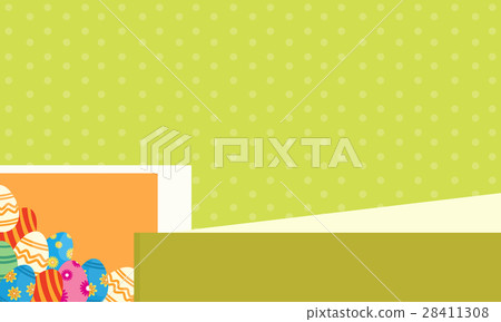 Collection of easter greeting card style 28411308