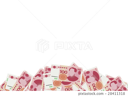 Background material frame RMB 28411318