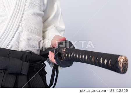 Hands holding the Katana Hands holding the Katana 28412266
