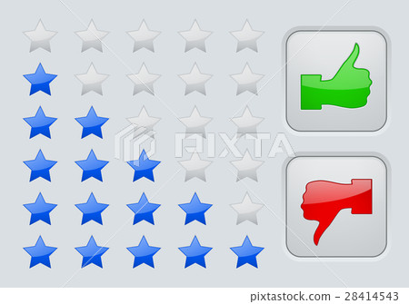 Rating stars. Interface element Rating stars. Interface element 28414543
