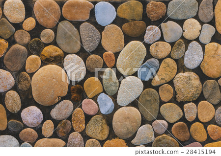 Pebble stone floor tile texture Pebble stone floor tile texture 28415194