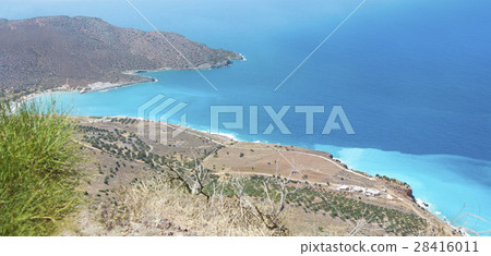 Beautiful sea landscape panorama of Crete Beautiful sea landscape panorama of Crete 28416011