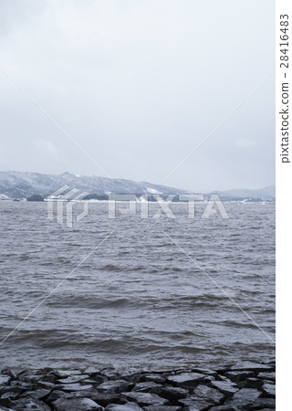 Snow Matsue Shinji Lake Snow Matsue Shinji Lake 28416483